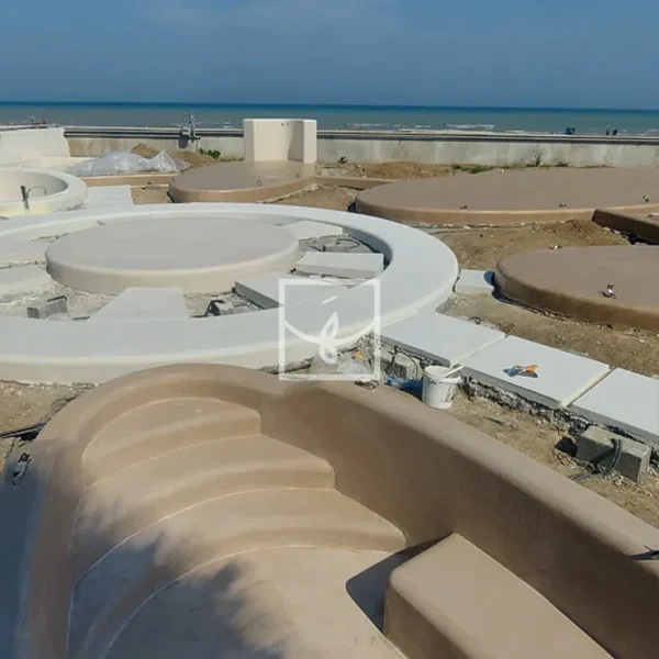 رویان محوطه و استخر